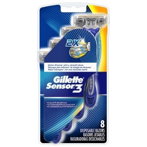 Gillette Sensor3 Smooth Disposable Razors