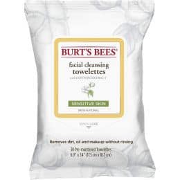 Burts bees cleansing wipes